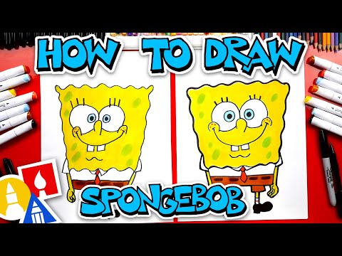 1st YouTube video about how to draw a sponge