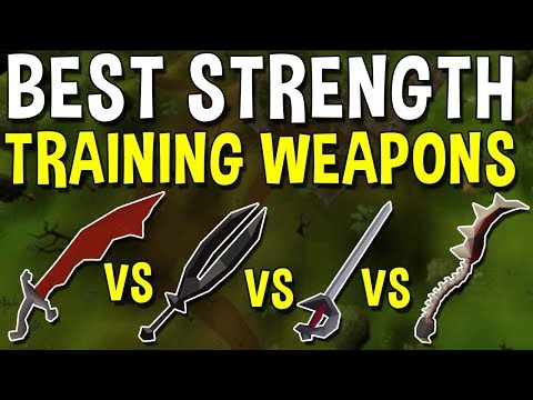What is the Best Weapon for Training Strength? [2019] Comparing the Most Popular Weapons! [OSRS]