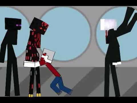 Enderman & AML-072 VS AML-082 & Slenderman