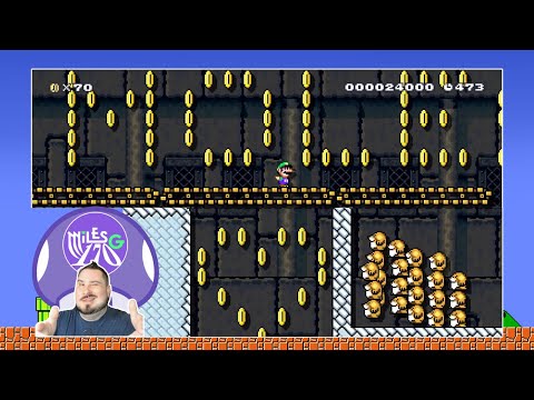 Epic Fan Made Super Mario Maker 2 Level by @shinylover037!