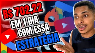 Revelei a Estratgia que Lucrei R$ 702,22 em 1 Dia com o Youtube Ads como Afiliado