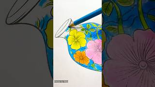 Satisfying coloring  tutorial #art #colour #colour #drawing #asmr #easydrawing #draw #colouringpage