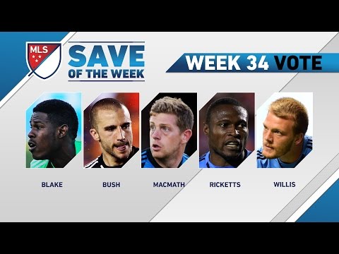 Top 5 MLS Saves | Save of the Week (Wk 34)