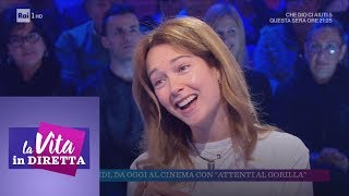 Cristiana Capotondi, &quot;Da piccola mi chiamavano Attila&quot; - La vita in diretta 10/01/2019