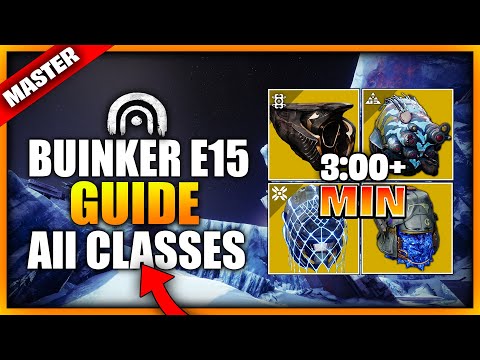 Bunker E15 MASTER Lost sector ( All Classes Guide ) 05/15/2024