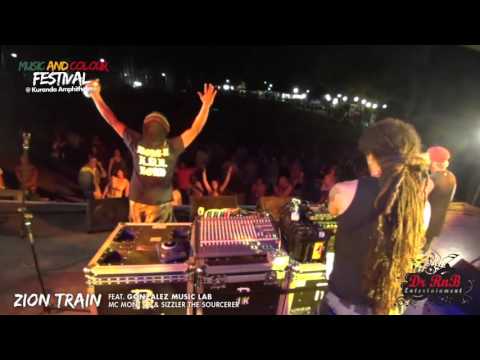 ZION TRAIN Feat. Gonzalez Music Lab, Mont - E & Sizzler The Sourcerer at MUSIC AND COLOUR FESTIVAL