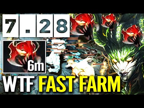 Not 7.28 Yet! But WTF Is This META FARM? 6min MADNESS MASK Medusa Crazy Fast Farm Dota 2 Pro Guide