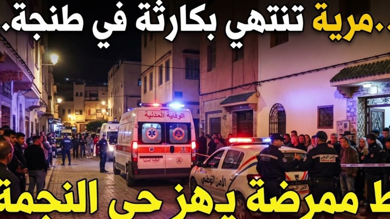 كارثة طنجة ممرضة صديقتها مع سعودي