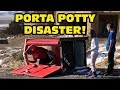 Kid Temper Tantrum Tips Over Porta Potty While Daddy Was Inside Original