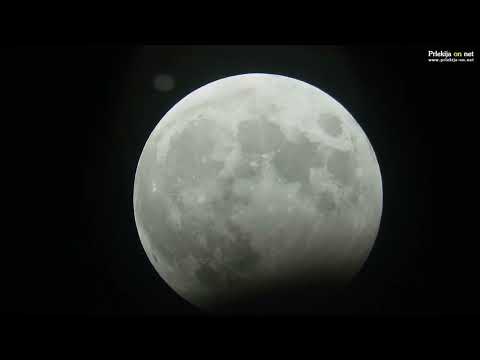 Delni Lunin mrk ter Jupiter in njegove Lune