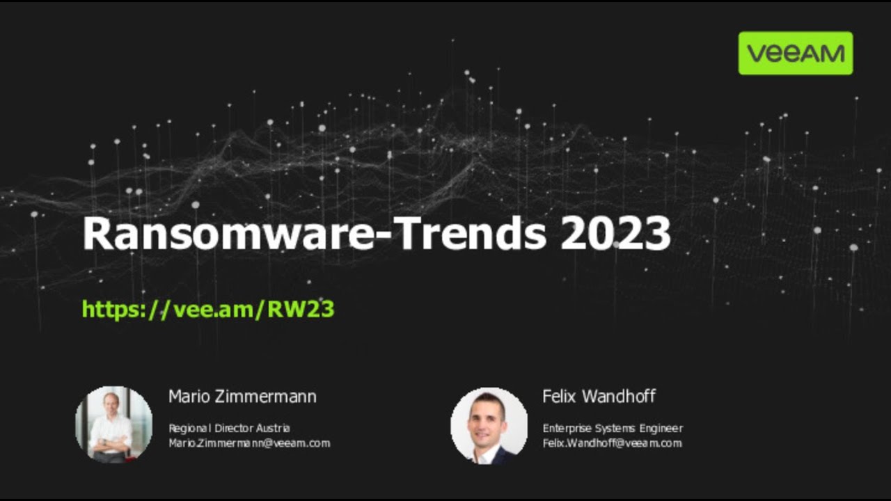 2023 Ransomware Trends Report: Lessons learned from 1,200 victims of cyberattacks video