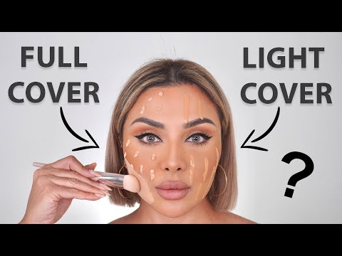DIFFERENCE BETWEEN LIGHT AND FULL COVERAGE FOUNDATION | NINA UBHI