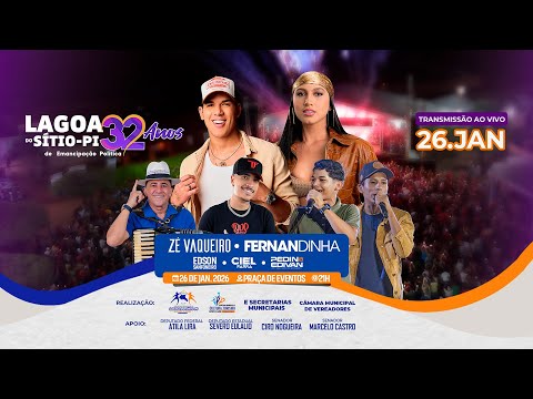 Zé Vaqueiro, Fernandinha, Edson Sanfoneiro, Ciel Farra, Pedin e Edivan. 32 anos de Lagoa Sítio-PI.