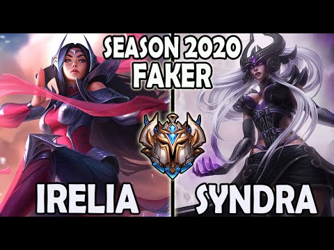 T1 Faker IRELIA vs SYNDRA [ Mid ] Lol Ranked Korea