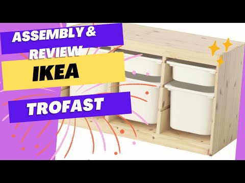 IKEA TROFAST ASSEMBLEY & REVIEW #ikea #ikea #toystorage #playroomorganization
