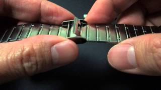 Tutorial : How to adjust Casio watch metal band