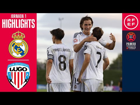 Resumen #PrimeraFederación | Real Madrid Castilla 2-1 CD Lugo | Jornada 1 | Temporada 2025/26
