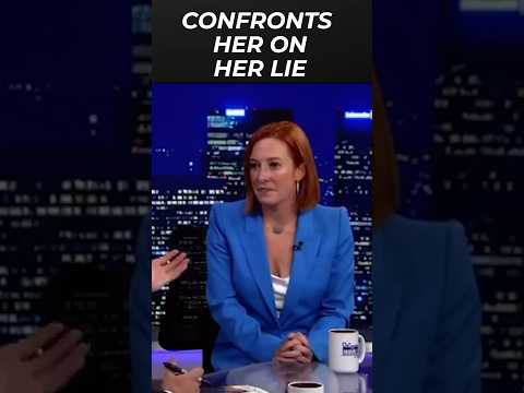 Watch Jen Psaki's Face When Host Confronts Her on Her Lie