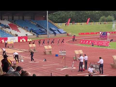 Daniel Brooks - 2019 English Schools Senior Boys 100m Final (silver)