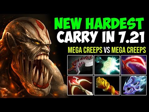 Reason Why Lifesteal is One of the Hardest Carry in 7.21| Double Mega Creeps Battle Dota 2