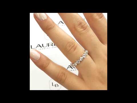 2.50 ct Round Diamond Eternity Band - Single Prong Settig
