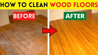 How to Clean Hardwood Floors & Make them Shine Naturally With Vinegar | House keeper