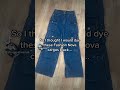 Dying Fashion Nova Cargo Jeans From Blue To Black Using Dylon Machine Wash Fabric Dye