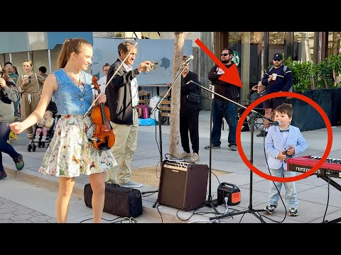 Adorable Kid 3' Year Old AMAZED EVERYONE | Let It Be - The Beatles | Karolina Protsenko Violin Cover