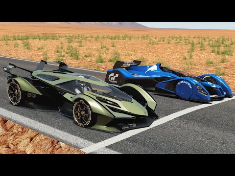 3500HP VISION GT VS 1500HP REDBULL X1 DRAG RACE