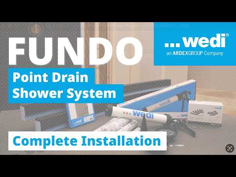 Wedi Fundo Primo Point Drain with Curb