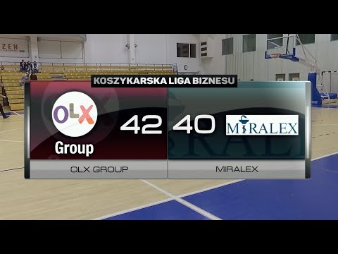 OLX Group vs Miralex - III kolejka - 1 Liga Poznań - Koszykarska Liga Biznesu