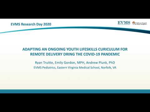 Thumbnail image of video presentation for Adapting an ongoing Youth LifeSkills curriculum for remote delivery during the COVID-19 pandemic