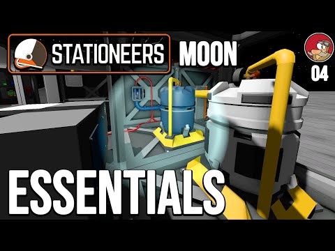 Fixing Water and Oxygen - Stationeers Moon - Shelter in Space Update - ep 04