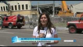 preview picture of video 'Diretta del Terremoto 29 Maggio a Mirandola (Modena) - Studio1 TV - Canale 80'