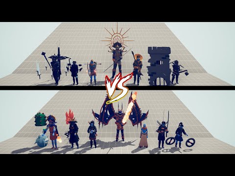 NEW DYNASTY TEAM vs NEW MEDIEVAL TEAM - Totally Accurate Battle Simulator | TABS