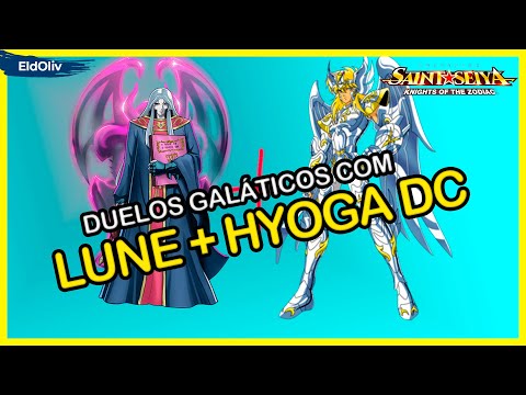 Lune + Hyoga Divino nos Duelos Galáticos - Saint Seiya Awakening