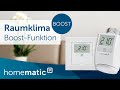 Homematic IP Smart Home Funk-Wandthermostat mit Luftfeuchtigkeitssensor