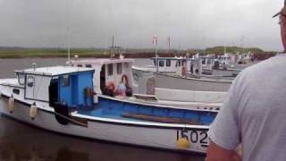preview picture of video 'Marina et bateaux de pêche aux homards,  Nouveau-Brunswick'
