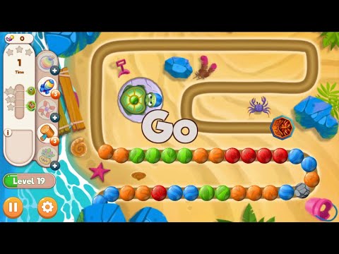 Marble Woka Woka Level -19 | Bubble Shooter Color Match 3