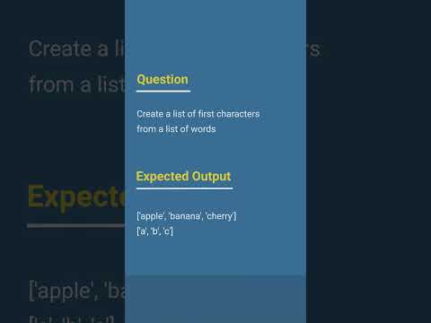 Python Interview Questions List Comprehension Video 14 Tjpython Python Tutorjoes