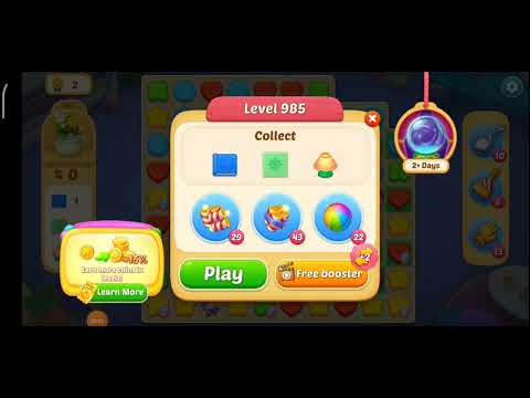 Matchington Mansion Level 985 - My No Booster Level / iOS/ Android