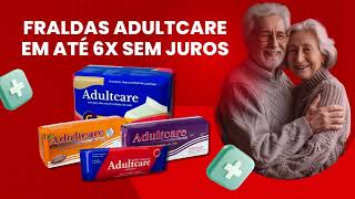 Fraldas Adultcare em até 6x sem juros!