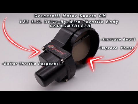 Granatelli Motor Sports LS3 6.2L Throttle Body | Increase Boost | Better Throttle Response |