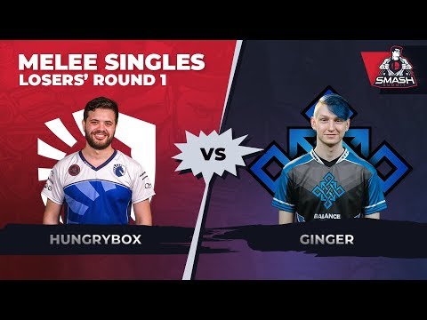 Hungrybox vs Ginger - Melee Singles: Losers' Round 1 - Smash Summit 6