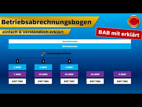 Betriebsabrechnungsbogen - 👨🏼‍🎓 EINFACH ERKLÄRT 👩🏼‍🎓