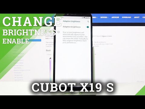 How to Enable / Disable Adaptive Brightness in Cubot X19 S – Access Display Settings