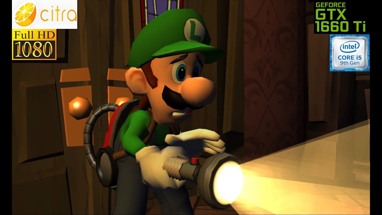 Citra 3DS Emulator - Luigi's Mansion 2 Ingame / Gameplay 4K 2160p