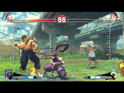 Aqua [Ibuki] vs Stay Gold [Ryu] SSF4 Japanese Online Ranked Matches - TRUE-HD