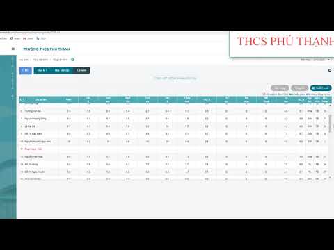 BẢNG ĐỂM TỔNG KẾT KHỐI 6