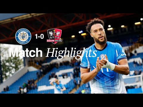 Stockport County Vs Exeter City - Match Highlights - 18.10.25